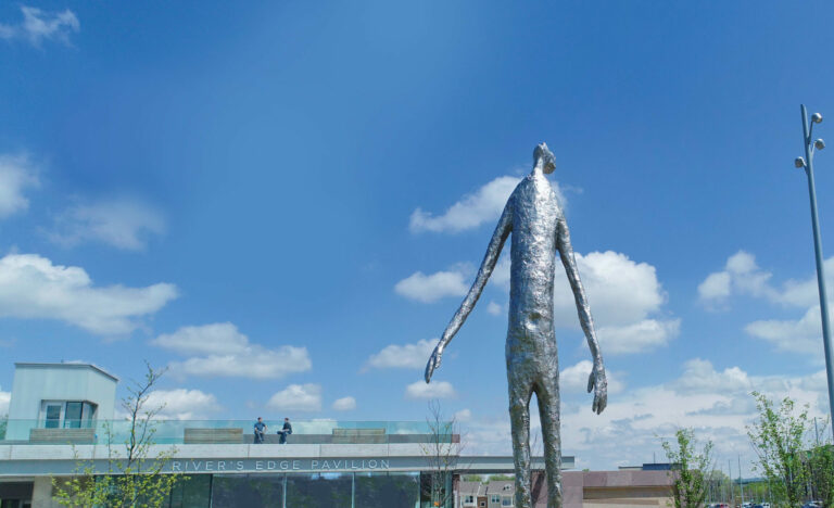 Looking Up sculpture